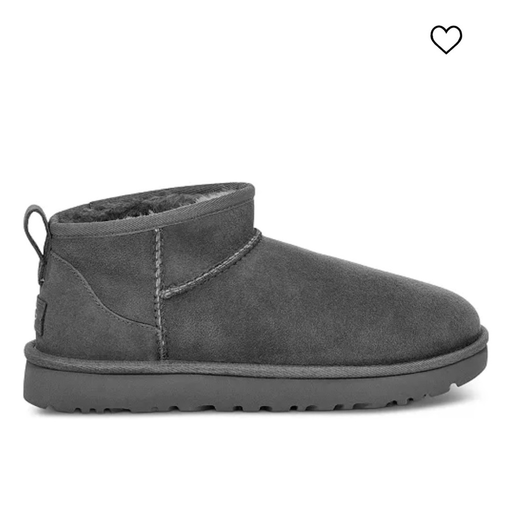 UGG Women’d Classic Ultra Mini Boot Grey Suede